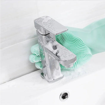 💧 GripMax™ Dishwashing Gloves – Built-In Grooves for Quick Cleaning